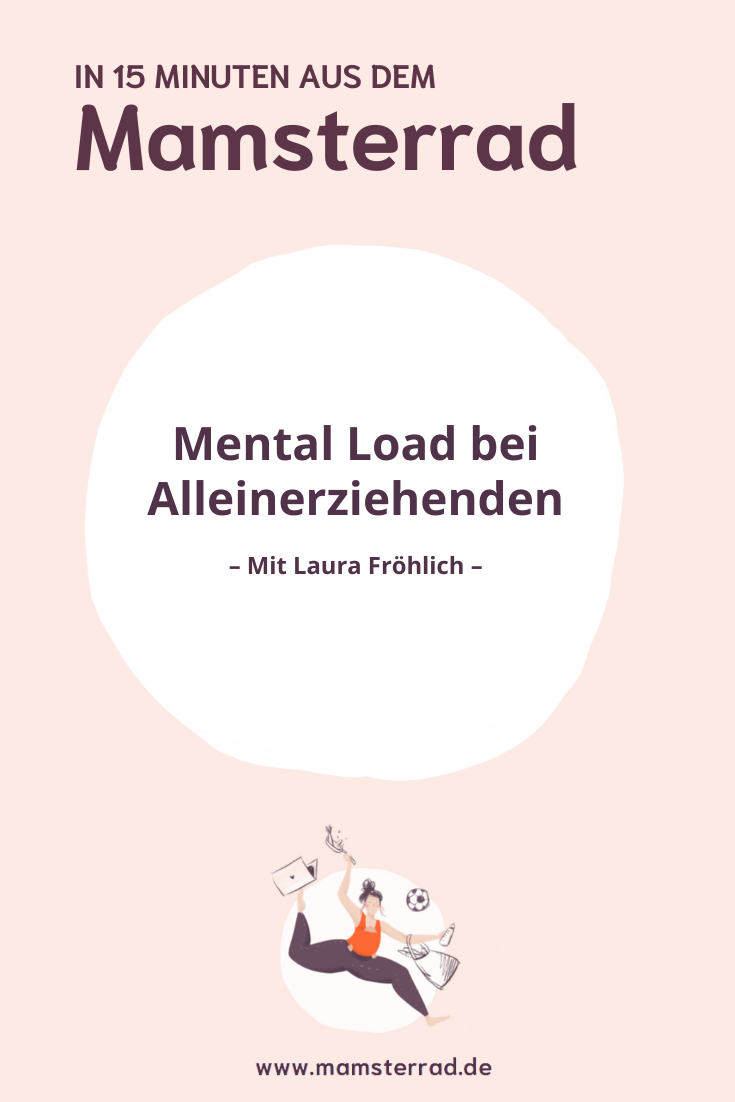 Mamsterrad Podcast, Episode #142: Laura Fröhlich erzählt, wie man Mental Load umverteilen kann, wenn man alleinerziehend ist.