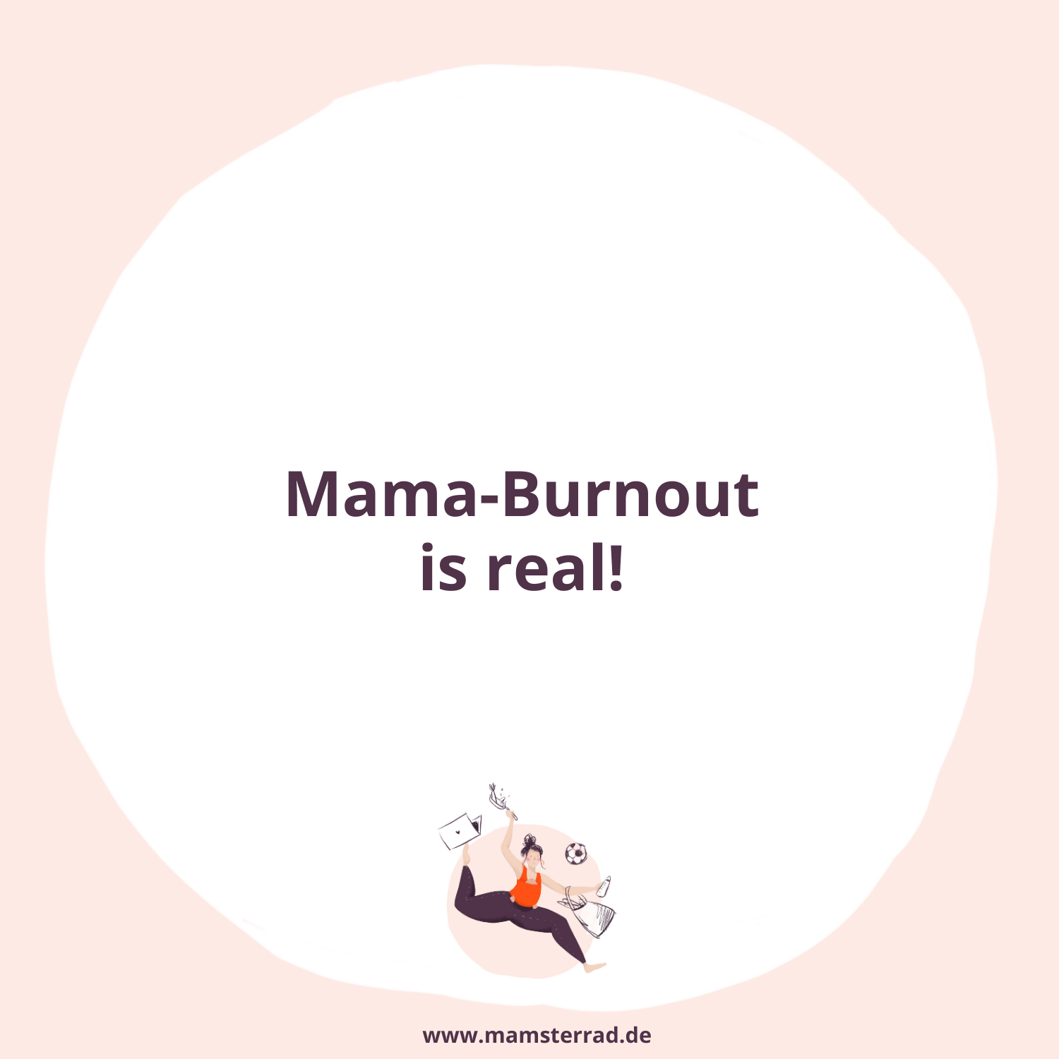 Mamsterrad Podcast Folge #214: Dauermüde, ausgebrannt, verstimmt und antriebslos? Ist das noch die „normale“ Eltern-Erschöpfung oder schon ein Mama-Burnout? Finde es raus!