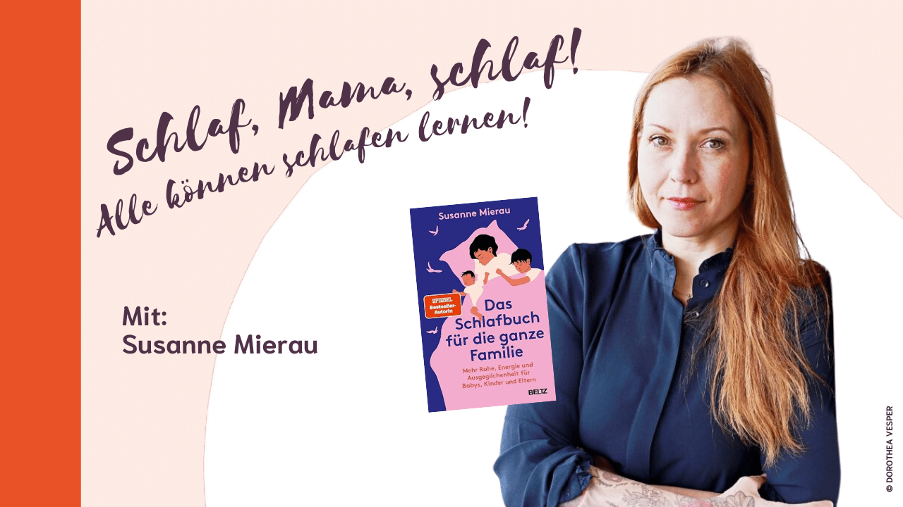 Mamsterrad Podcast Pt. 261: Wir sprechen mit Susanne Mierau über Schlaf von Müttern, Vätern und Kindern und über ihr neustes Baby, "Das Schlafbuch für die ganze Familie". Gute Nacht!