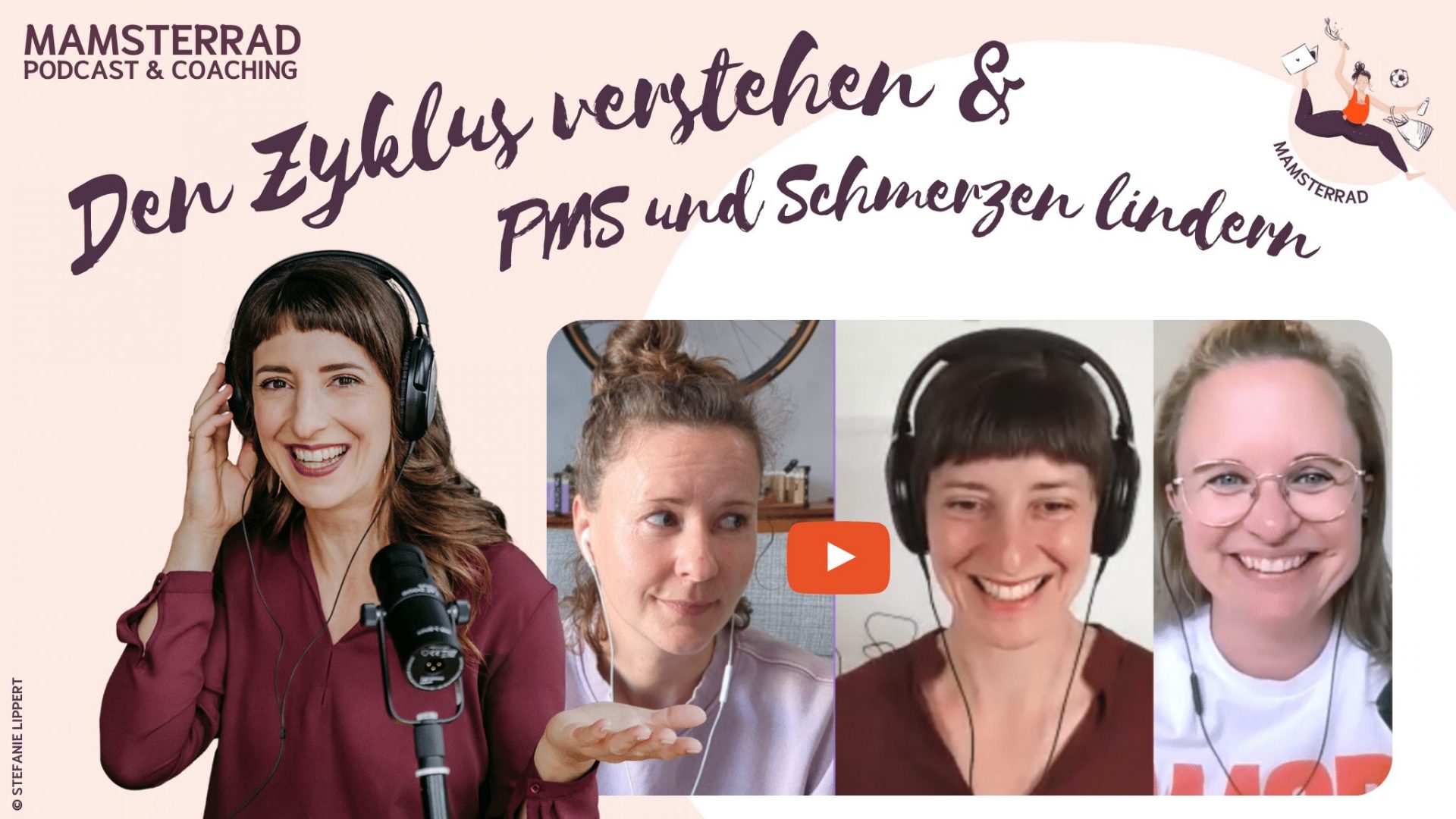 Mamsterrad Podcast PT 273: Frühling, Sommer, Herbst & Blutung – Zyklus-Expertin Anne Lippold erklärt den Zyklus und wie man PMS lindern & Regelschmerzen vorbeugen kann.